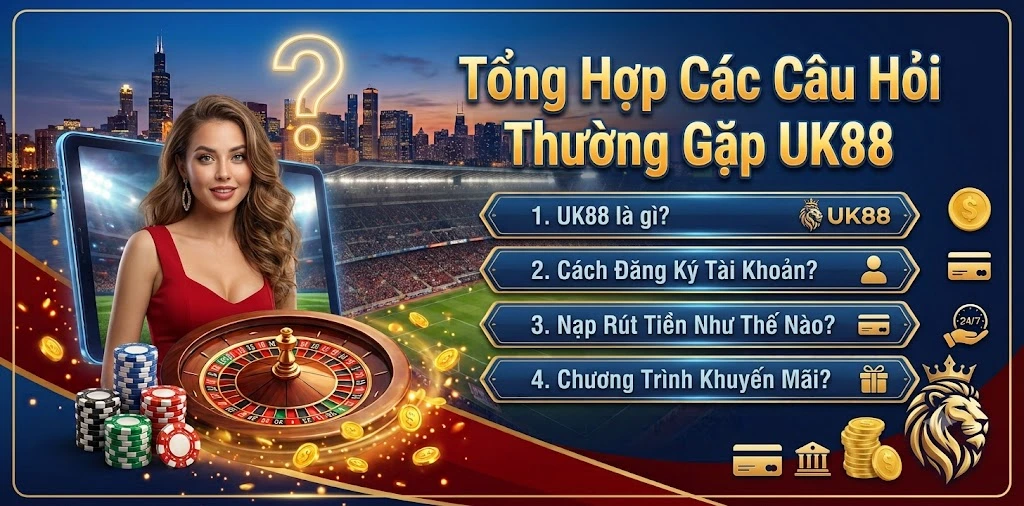 Tổng hợp các câu hỏi thường gặp Uk88