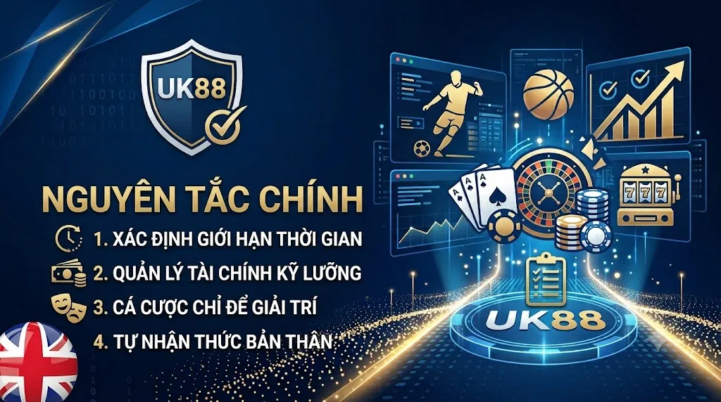 Các nguyên tắc chơi có trách nhiệm tại UK88